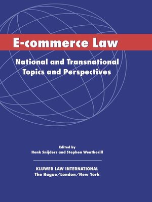 cover image of E-Commerce Law
